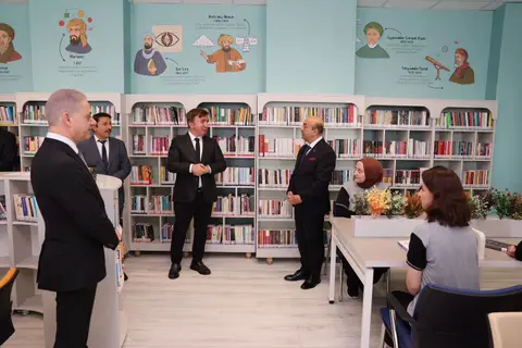 ERZİNCAN’DA İPEKYOLU TİCARET LİSESİ’NE YENİ KÜTÜPHANE AÇILDI