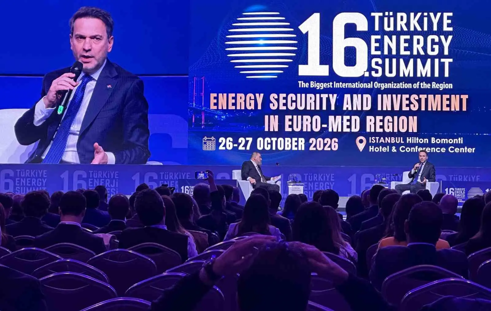 ENERJİ VE TABİİ KAYNAKLAR BAKANI ALPARSLAN BAYRAKTAR, 16. TÜRKİYE ENERJİ ZİRVESİ'NDE KONUŞTU