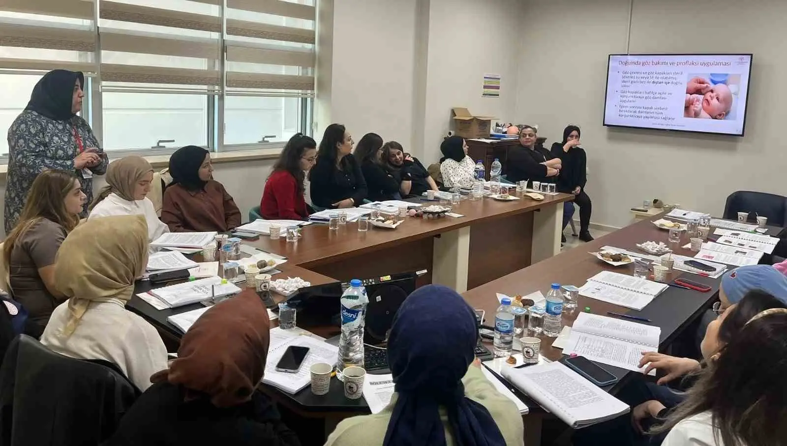 BDH PERSONELİNE TEMEL YENİDOĞAN BAKIMI EĞİTİMİ VERİLDİ
