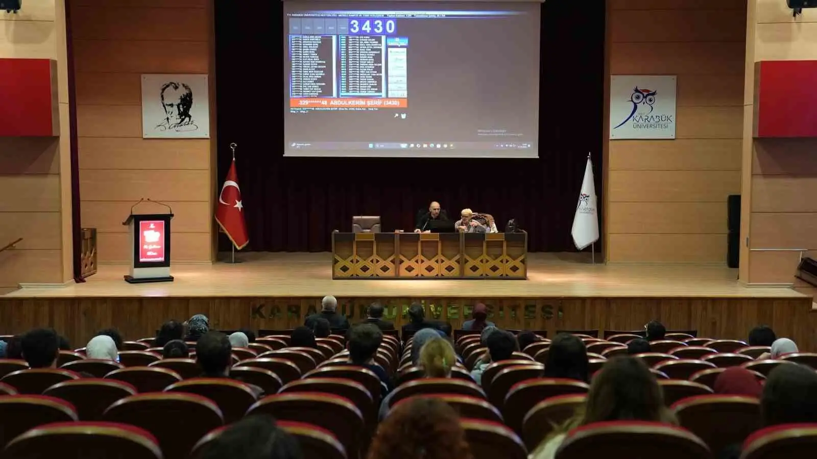 KARABÜK ÜNİVERSİTESİ (KBÜ) İLE İŞKUR KARABÜK İL MÜDÜRLÜĞÜ İŞ BİRLİĞİNDE YÜRÜTÜLEN İŞKUR GENÇLİK PROGRAMI KAPSAMINDA ÜNİVERSİTEDE GÖREV ALACAK ÖĞRENCİLER KURA İLE BELİRLENDİ.