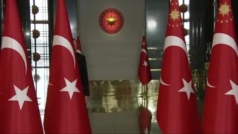 Cumhurbaşkanı Recep Tayyip Erdoğan, 29 Ekim Cumhuriyet Bayramı dolayısıyla tebrikleri kabul etti