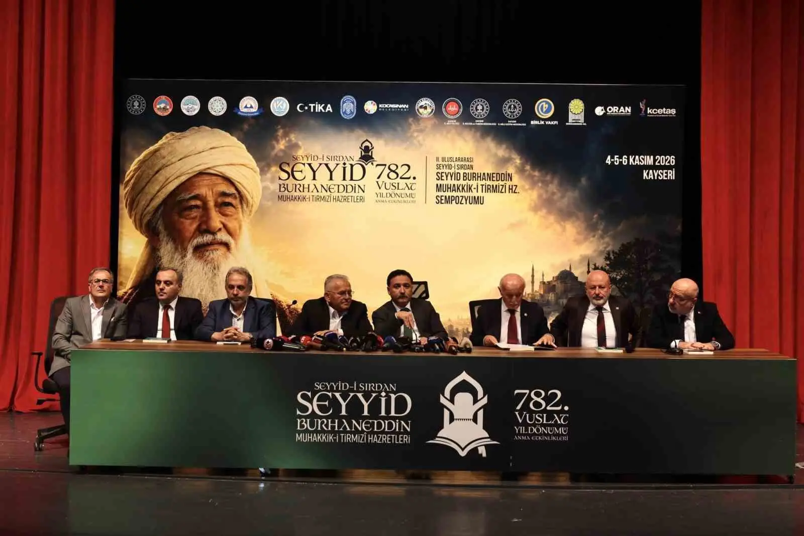 KAYSERİ'NİN MANEVİ MİMARI SEYYİD BURHANEDDİN HAZRETLERİ, VEFATININ 782. YILINDA DÜZENLENECEK OLAN ETKİNLİKLERLE ANILACAK.